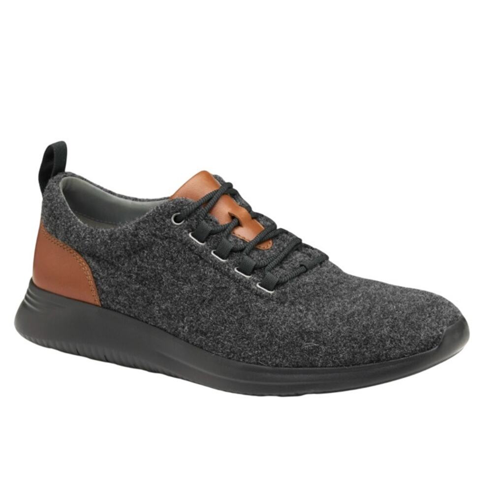 Johnston & Murphy Mens Amherst U-Throat Sneakers US 10 M EU 43 Grey Wool NIB